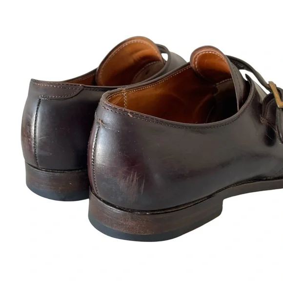 Alden 954 Burgundy Horween Shell Cordovan Single Monk Mens Shoes 10 B/D